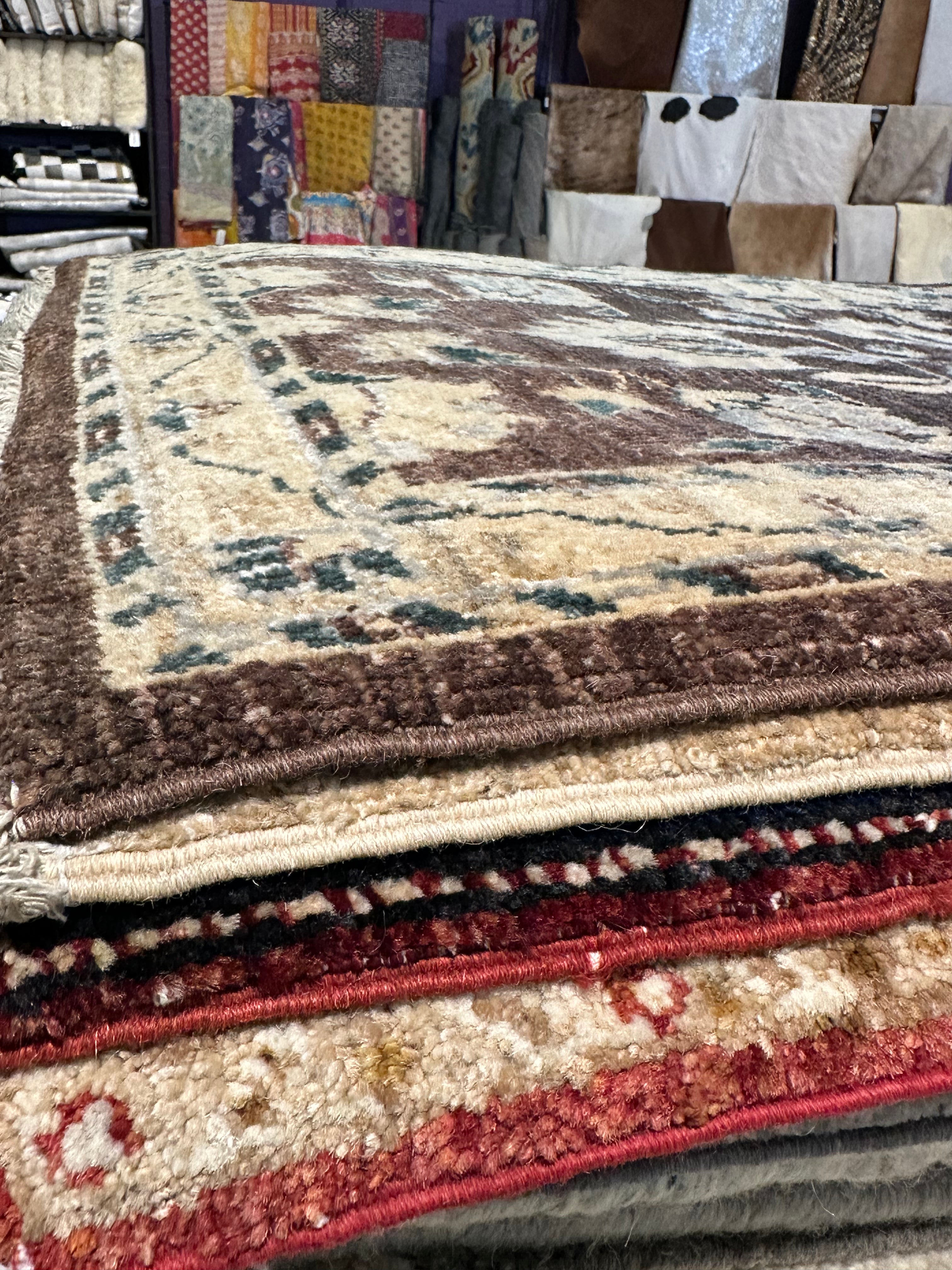 Terri Smith-Fraser 2x3 Brown Hand-Knotted Oushak
