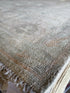 Joy 9.2x11.10 Light Green Hand-Knotted Whitewashed Oushak