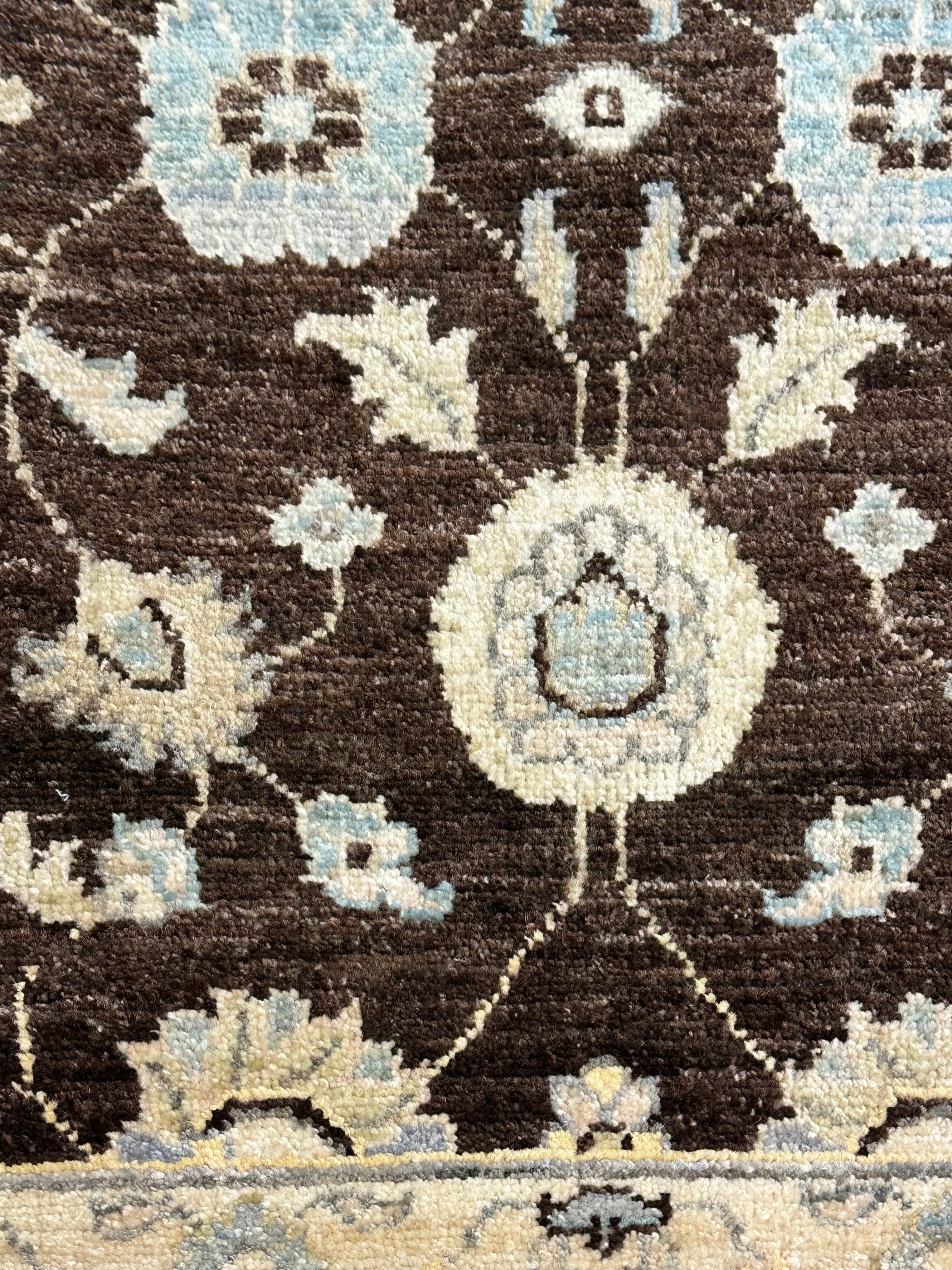 Genevieve Steele 1.11x3.1 COLOR Hand-Knotted Oushak