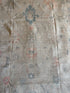 Christy 9.2x11.11 Blue Hand-Knotted Whitewashed Oushak