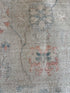 Christy 9.2x11.11 Blue Hand-Knotted Whitewashed Oushak