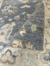 Becca Babcock 2.1x2.11 Blue Whitewashed Hand-Knotted Oushak