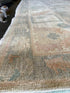 Christy 9.2x11.11 Blue Hand-Knotted Whitewashed Oushak