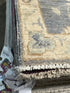 Becca Babcock 2.1x2.11 Blue Whitewashed Hand-Knotted Oushak