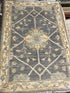 Ann Doyle 1.11x.2.11 Blue Whitewashed Hand-Knotted Oushak