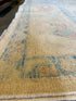 Tara Kaspar 10x13.7 Pink Hand-Knotted Whitewashed Oushak