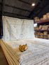 Tara Kaspar 10x13.7 Pink Hand-Knotted Whitewashed Oushak
