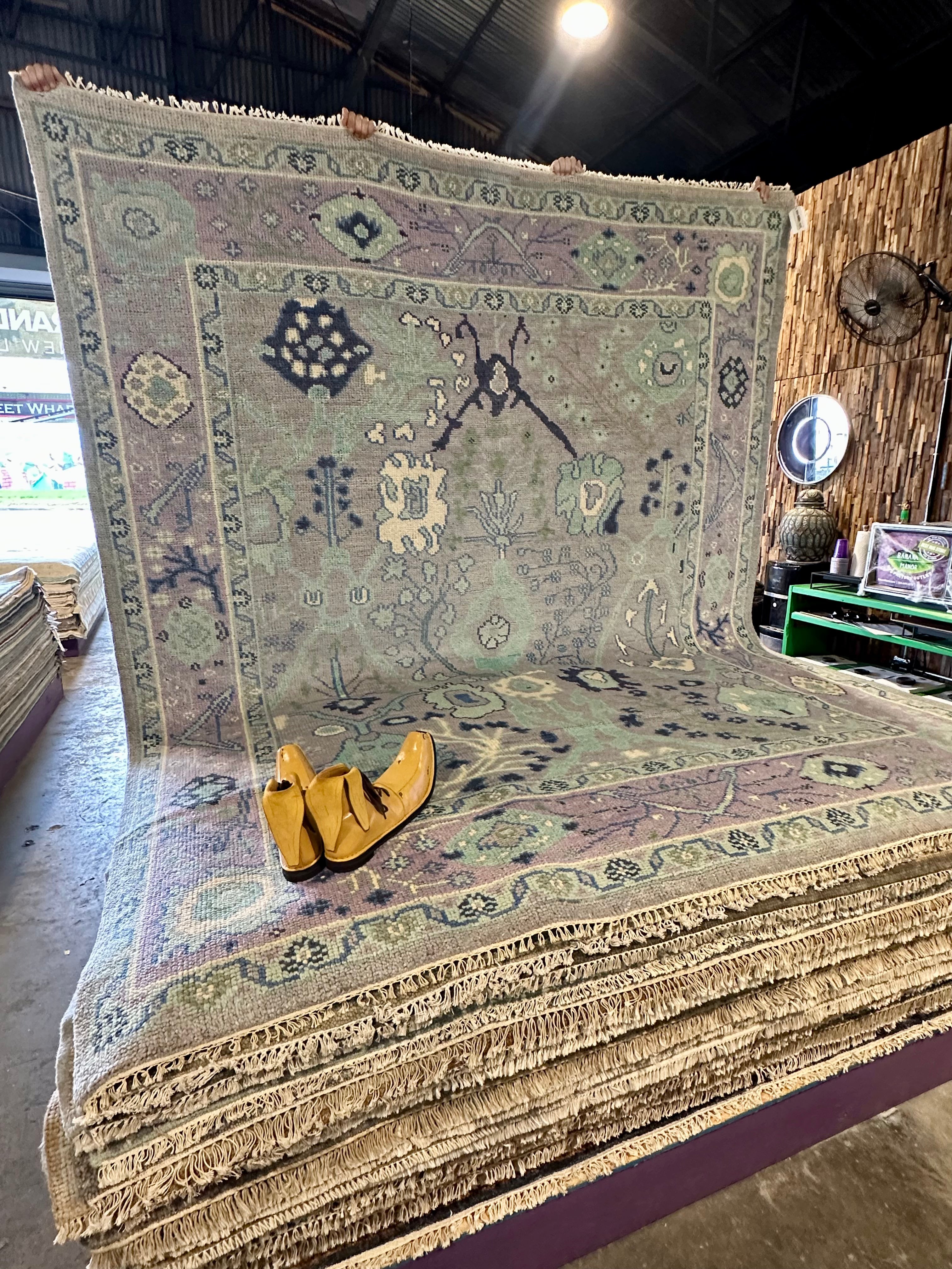 Candice Swanepoel 8x10 Hand-Knotted Oushak Rug Purple