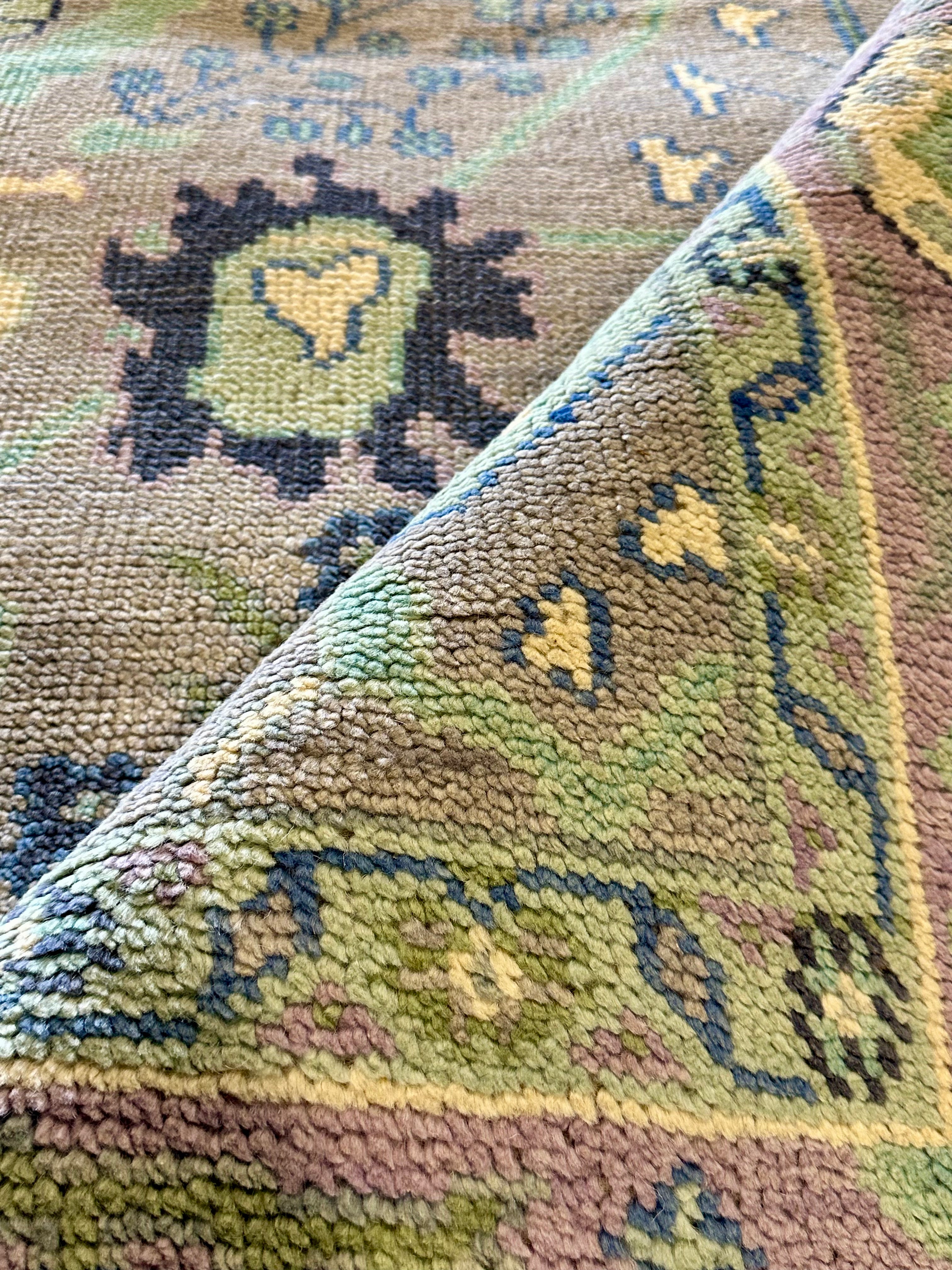 Candice Swanepoel 8x10 Hand-Knotted Oushak Rug Purple