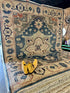 Hope 8x10 Blue & Beige Hand-Knotted Serapi