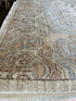 Trudy Groovy 9.4x11.9 Multicolor Whitewashed Hand-Knotted Oushak