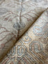 Trudy Groovy 9.4x11.9 Multicolor Whitewashed Hand-Knotted Oushak
