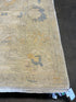 Laura Bernice 8.2x9.9 Cream Whitewashed Hand-Knotted Oushak