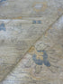 Laura Bernice 8.2x9.9 Cream Whitewashed Hand-Knotted Oushak