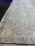 Paula Feener 8.6x10.3 Blue Whitewashed Hand-Knotted Oushak