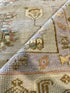 Cheri Etchelecu 8x10 Light Green Hand-Knotted Oushak Rug