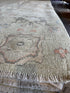 Samantha Seehorn 8.10x12.1 Light Green Hand-Knotted Whitewashed Oushak