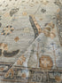 Jennifer Kydd 9.8x14.10 Blue Whitewashed Hand-Knotted Oushak