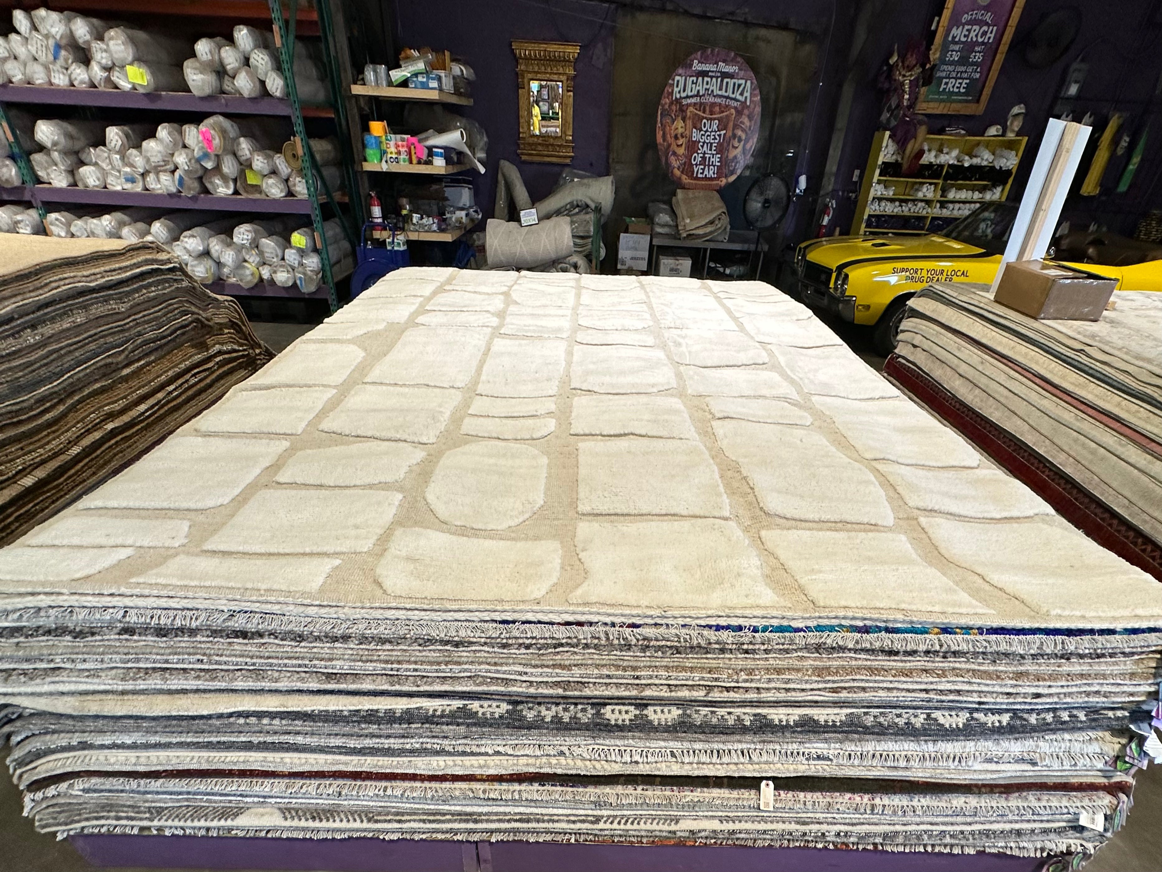 Kole Van Landschoot 9.6x13.4 COLOR Hand-Knotted Afghani Moroccan Style Rug