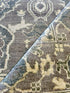 Vibeke Stene 8x10 Light Brown Hand-Knotted Oushak Rug