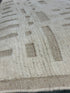 Viktor Lee 9.4x12.1 Cream Hand-Knotted Afghani Moroccan Style Rug