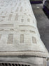 Viktor Lee 9.4x12.1 Cream Hand-Knotted Afghani Moroccan Style Rug