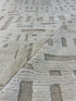 Viktor Lee 9.4x12.1 Cream Hand-Knotted Afghani Moroccan Style Rug