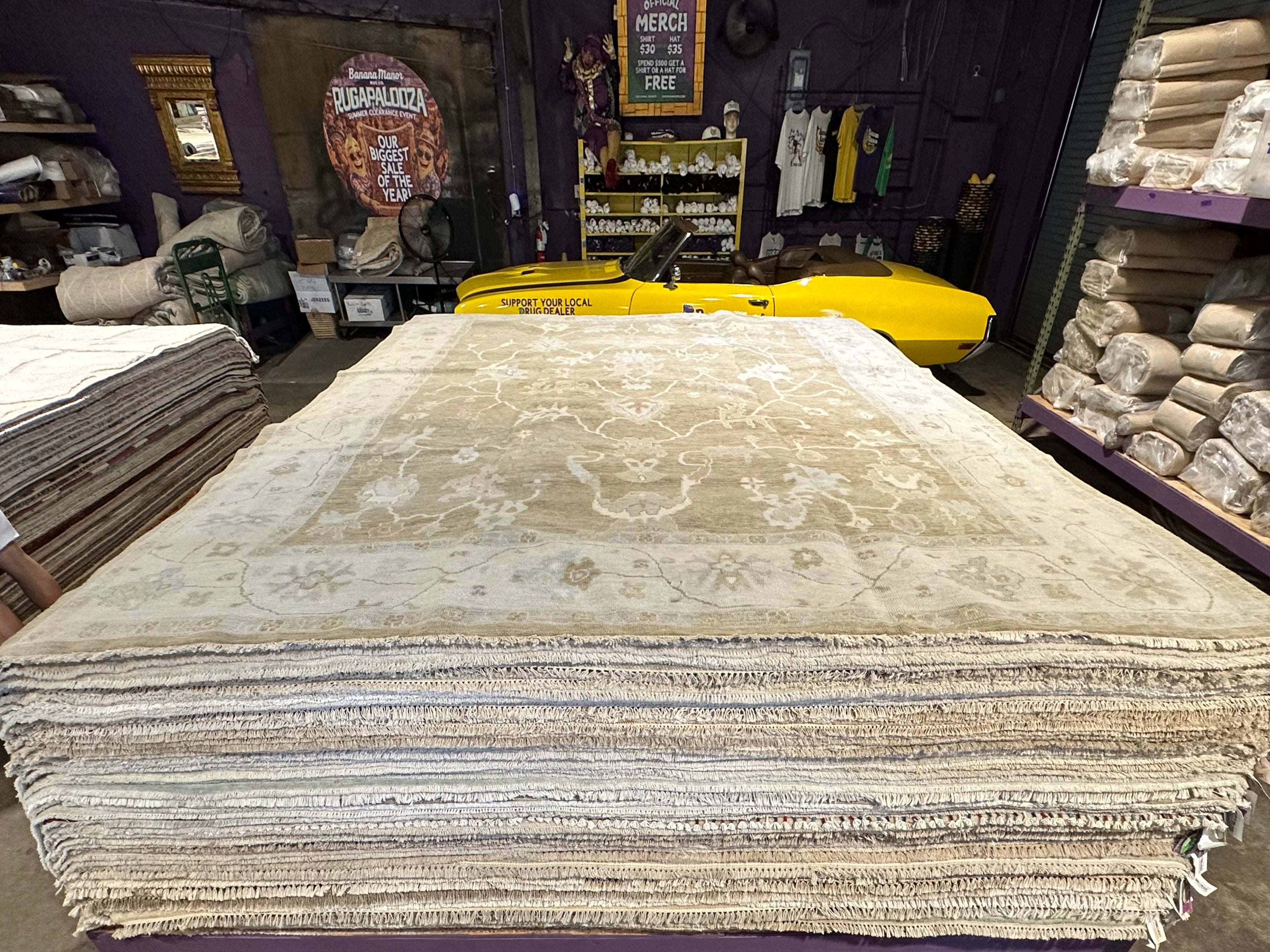 Abigail Lagossy 10x14 Brown Hand-Knotted Rug