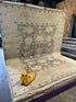 Betsy Rose 7.9x10 Hand-Knotted Grey & Tan Oushak