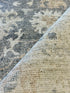 Betsy Rose 7.9x10 Hand-Knotted Grey & Tan Oushak