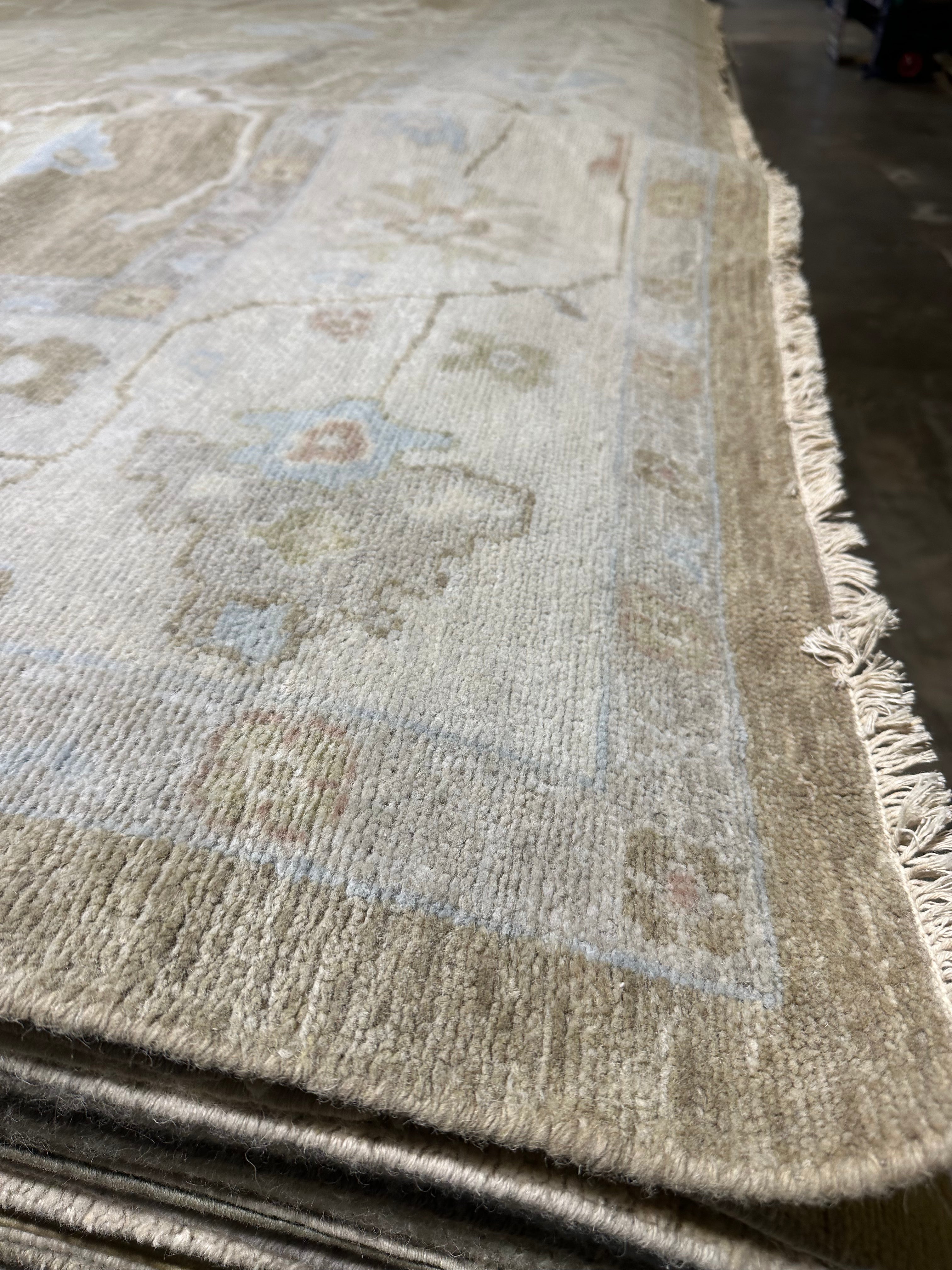 Abigail Lagossy 10x14 Brown Hand-Knotted Rug