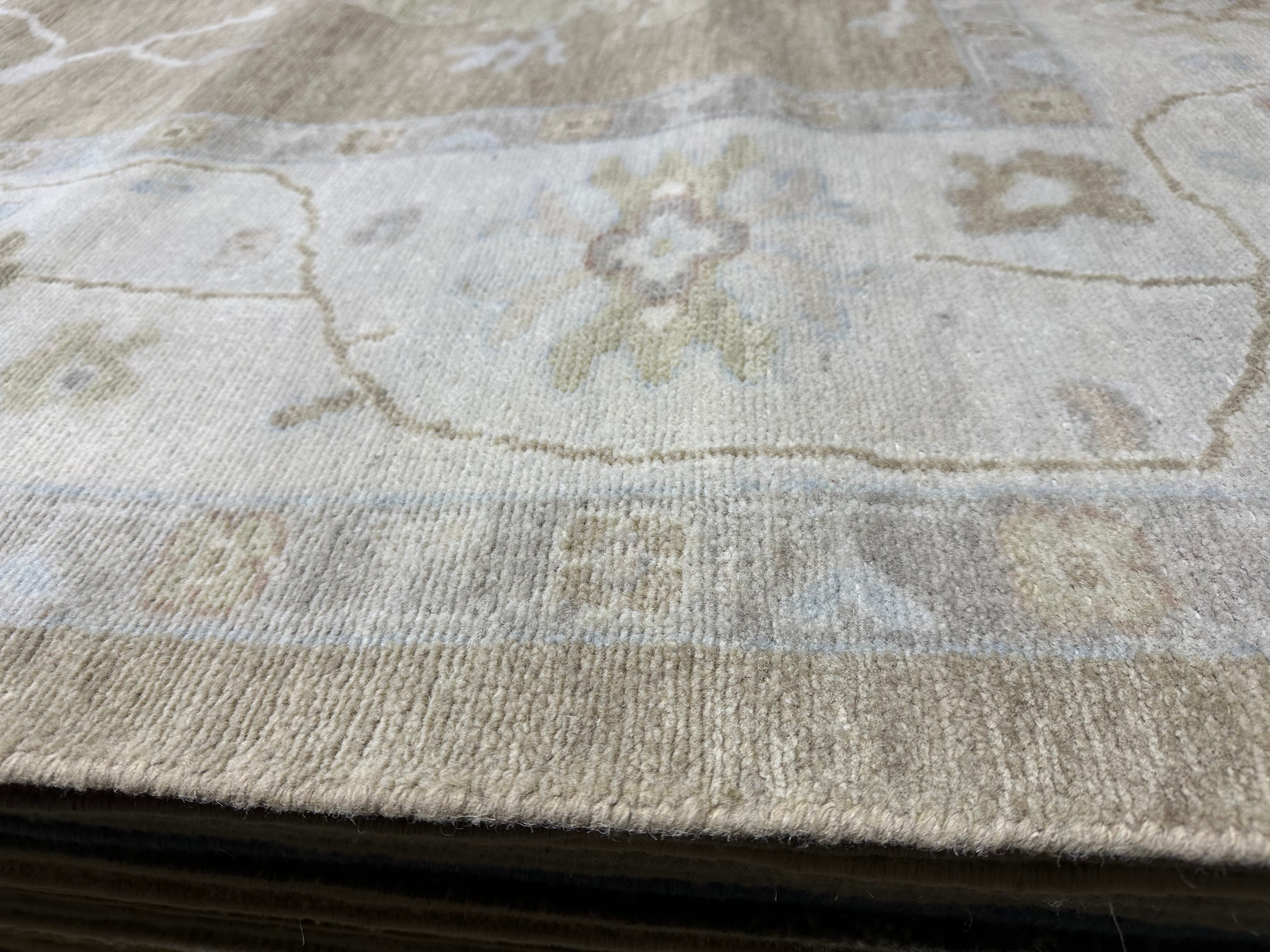 Abigail Lagossy 10x14 Brown Hand-Knotted Rug
