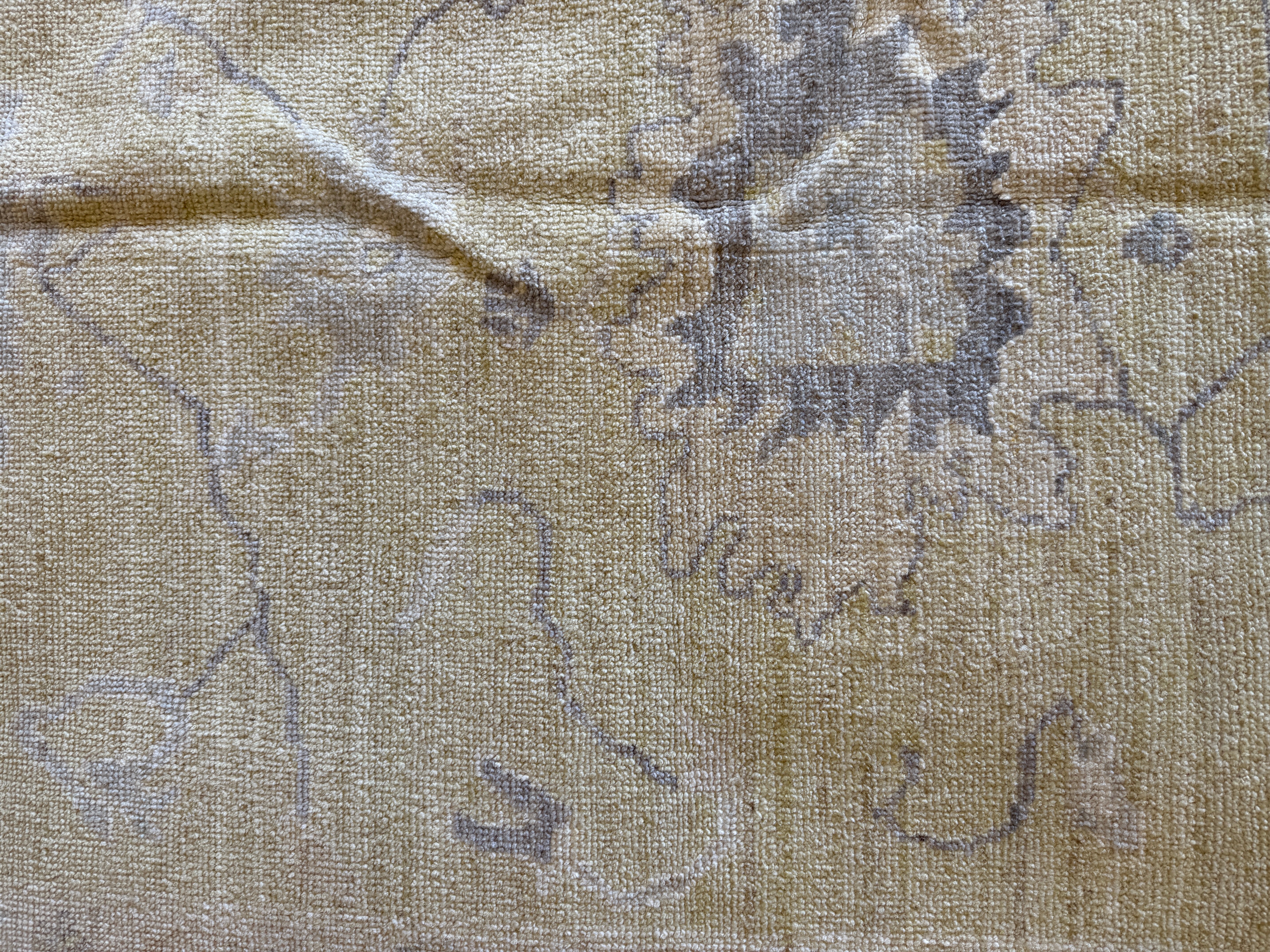 Courtney Pelios 8.11x11.11 Green Hand-Knotted Whitewashed Oushak