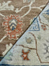 Regan 8x10 Hand-Knotted Light Brown and Tan Oushak Rug CLEARANCE