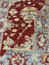 Olivia Smith 2x2.10 Red Hand-Knotted Oushak