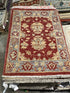 Olivia Smith 2x2.10 Red Hand-Knotted Oushak