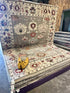 Hillary 8.3x10.3 Grey & Beige Hand-Knotted Oushak