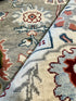 Hillary 8.3x10.3 Grey & Beige Hand-Knotted Oushak