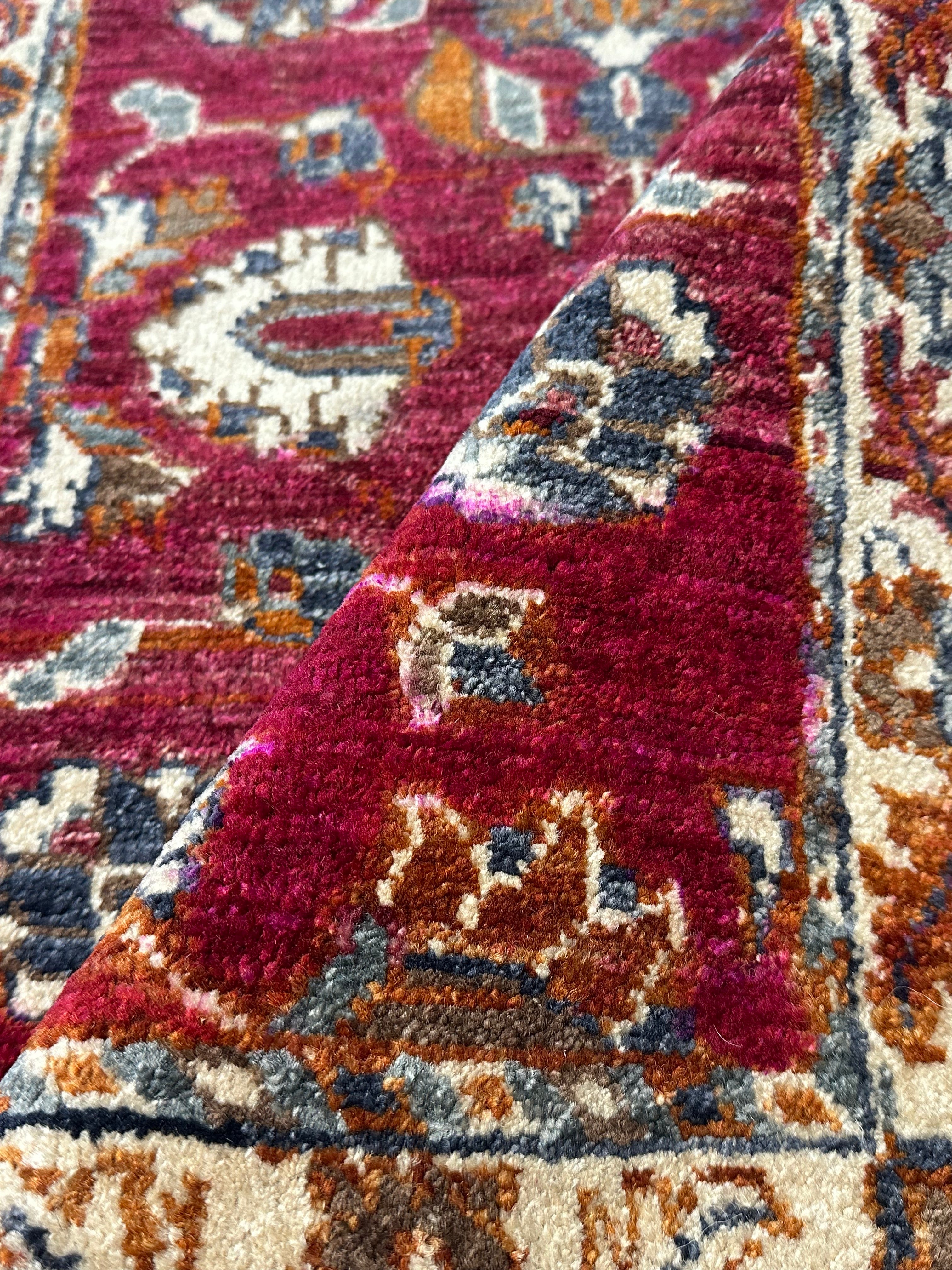 Angela Moore 1.11x3 CORedLOR Hand-Knotted Oushak