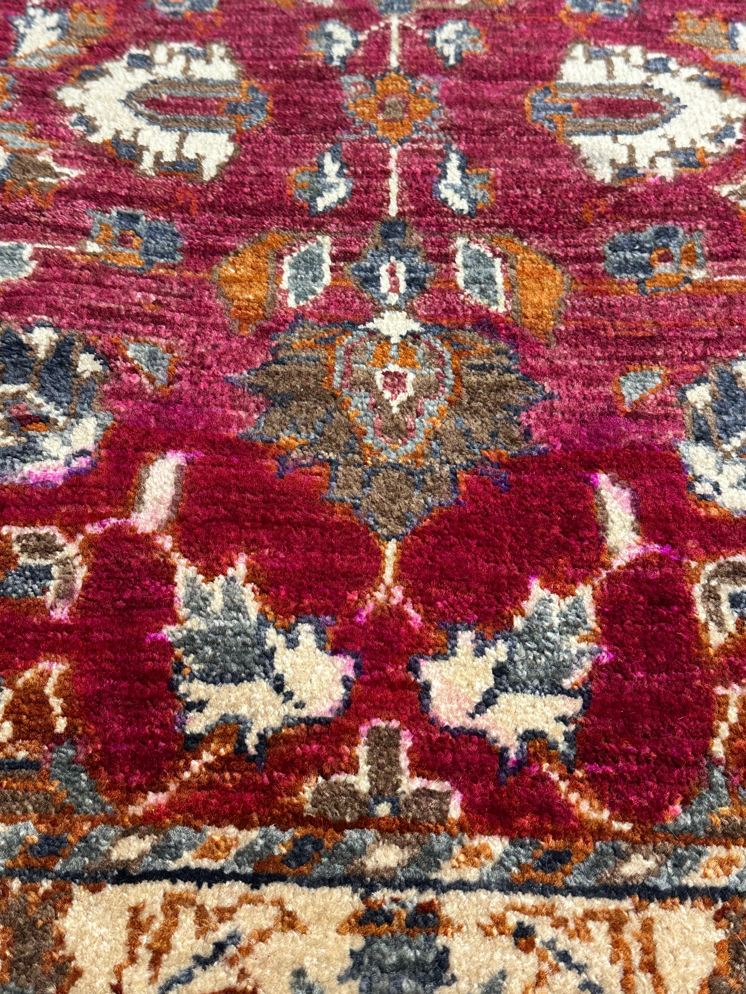 Angela Moore 1.11x3 CORedLOR Hand-Knotted Oushak