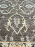 Cynthia Jimenez-Hicks 1.11x3 Brown Hand-Knotted Oushak