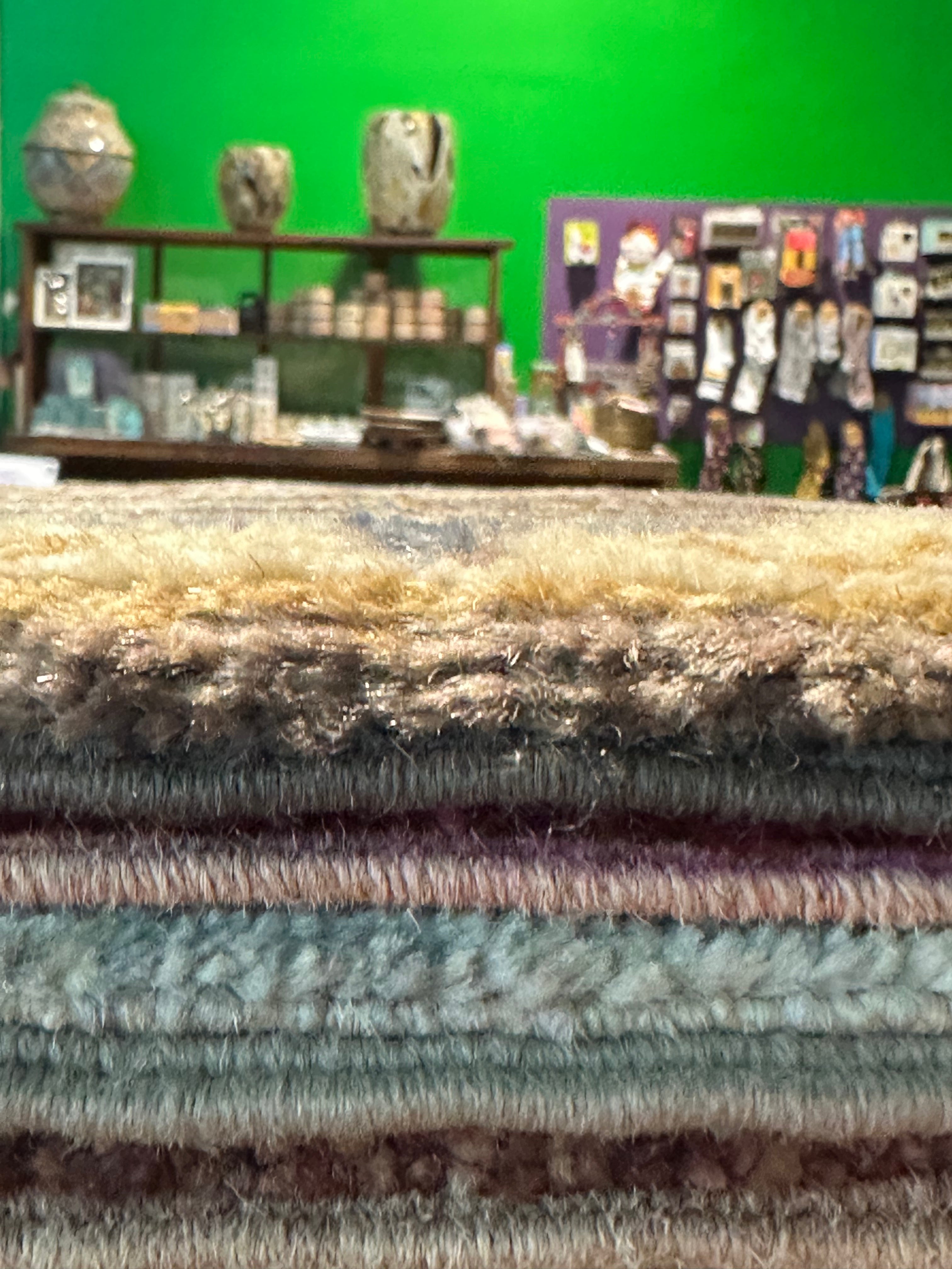 Cynthia Jimenez-Hicks 1.11x3 Brown Hand-Knotted Oushak