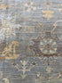 Klare 8x10.1 Blue Hand-Knotted Whitewashed Oushak