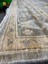 Klare 8x10.1 Blue Hand-Knotted Whitewashed Oushak