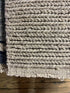 Trumpet and Drum 2.6x4.6 Handwoven Wool Durrie Grey