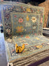 Katheryn Alice 8.3x10 Light Blue and Grey Hand-Knotted Oushak Rug