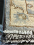 Ellie Cluett 1.11x2.11 Blue Whitewashed Hand-Knotted Oushak