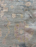 Dre's wife 8.1x9.10 Blue Hand-Knotted Whitewashed Oushak