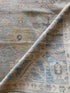 Dre's wife 8.1x9.10 Blue Hand-Knotted Whitewashed Oushak