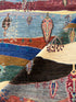 Caitlin Hobart 6.7x9.7 Colorful Hand-Knotted Whitewashed Oushak
